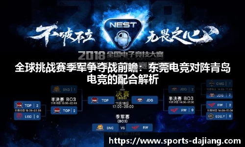 全球挑战赛季军争夺战前瞻：东莞电竞对阵青岛电竞的配合解析